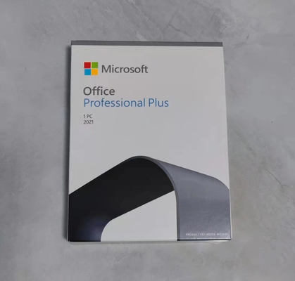 La pro legatura Microsoft di chiave di più dell'ufficio 2021 rappresenta 1 scatola al minuto dell'ufficio 2021 pp del software del PC