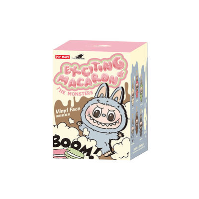 POPMARTS Autentici mostri Labubu emozionanti Macaroni Scatole cieca Figura Bambola di peluche Giochi carini Scatole misteriose