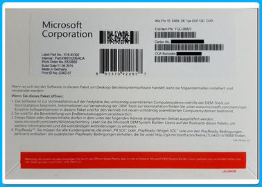 Pro attivazione online di chiave 100% del pacchetto dell'OEM di Microsoft Windows 10 originali