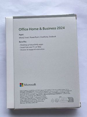 Office Home and Business 2024 Office HB 2021 Medialess Box Completo pacchetto chiave vincolante box al dettaglio