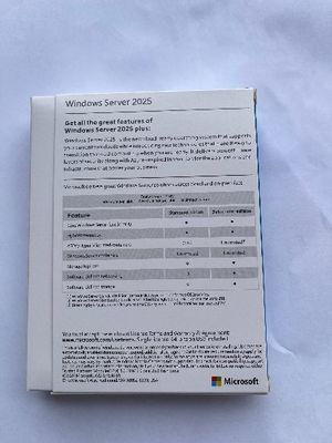 Win Server 2025 Standard USB Box Pack Win Server 2025 Std chiave al dettaglio