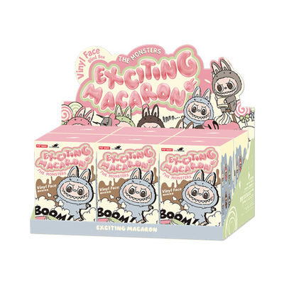 POPMARTS Autentici mostri Labubu emozionanti Macaroni Scatole cieca Figura Bambola di peluche Giochi carini Scatole misteriose